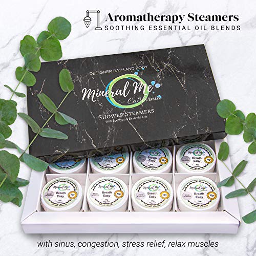 Eucalyptus Shower Steamers Aromatherapy, Shower Bombs with Organic