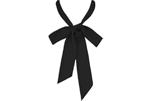 Mantieqingway Bow Ties for Women/Girls, Self-tie Folding Bowties Accessory for School Uniforms Cosplay Wedding Party