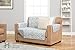 Home Fashion Designs Katrina Collection Deluxe Reversible Stain Resistant Furniture Protector with Beautiful Printed Pattern. Includes Adjustable Straps Brand. (Loveseat, Grey)