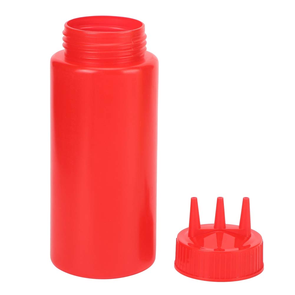 3pcs Squeeze Bottle, Squeezy Sauce Bottles with Lid Sauces Bottle, for Salad Dressing Sauces Ketchup Kitchen Accessory Restaurant Home