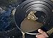 SE 14 Inch Gold Panning Pan - Three Riffles for Easier Mining and Prospecting (Single Black)