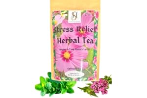GENERIC Advanced Sleep-Well, Calm & Relax Stress Relief Herbal Tea – Lemon Balm, Valerian Root, Peppermint Blend - Caffeine-Free, Organic, Non-GMO, 50g (2.76 Oz.) Loose Leaf Tea.
