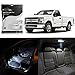 Partsam 8pcs White Map Dome License Plate LED Light Package Kit Replacement for Ford Super Duty F-250 F-350 F-450 2005 & Up