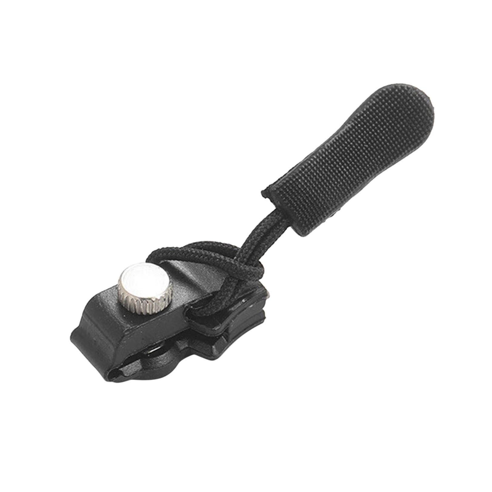 8PCS Kit de réparation de fermeture zippée universelle, Remplacement Instantané Universel Curseur Fermeture Eclair pour Vestes,Manteaux,Valises,3 tailles,Détachables,Faciles à Utiliser (2.6CM)