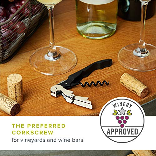 True TrueTap Metallic Purple Double Hinged Waiter’s Corkscrew