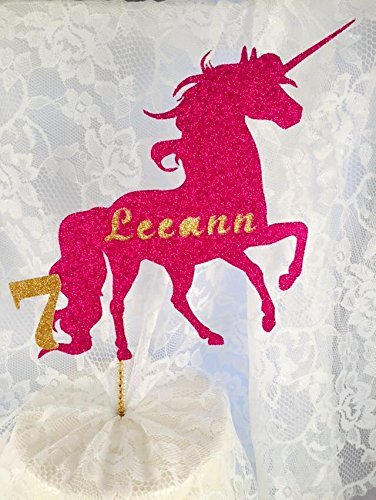 amazoncom unicorn cake topper personalized handmade