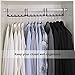 SONGMICS Magic Hangers 10 Pack, Heavy Duty Closet Organizer Space Saving Clothing Hangers Hold up to 33 lb 10 Clothes per Hanger, Plastic Gray UCRP23G-10