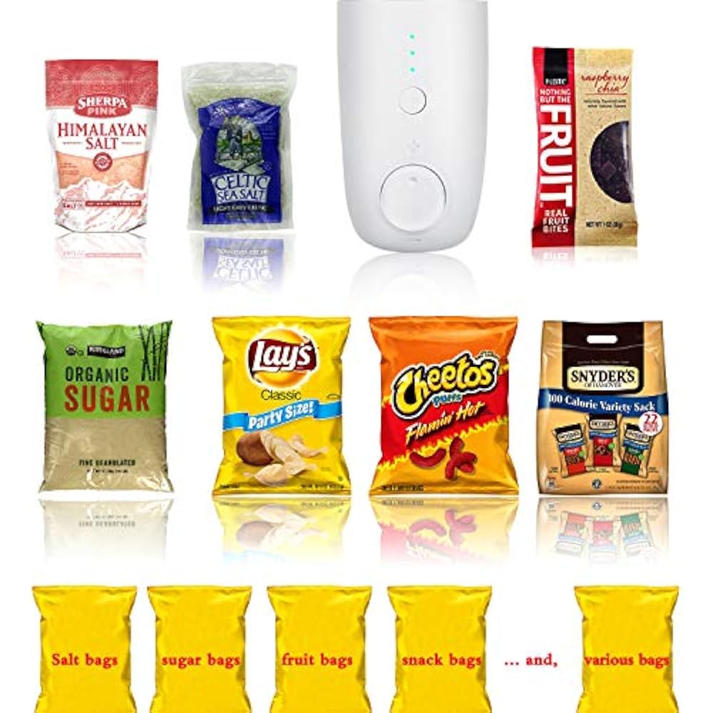 Rechargeable Potato Chip Bag Sealer, USB Hand Held Mini Plastic Heat Resealer eBay