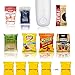 ColorGo Rechargeable Potato Chip Bag Sealer, USB Hand Held Mini Plastic Bag Heat Resealer for Food Storage [Patent Protect]