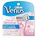 Gillette Venus Divine Sensitive Women's Razor Refills 4 Count
