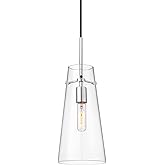 Z-Lite 7508P-CH Kira Pendant, 1-Light 60 Watts, Chrome