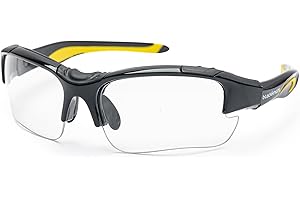 Black Knight Guardian Eye Guards, Sports Safety Glasses, Anti-Fog Coated Lenses, Eye Guard Safety Goggles for Raquetball, Squ