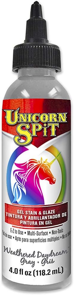 Unicorn SPiT 5770013 Gel Stain & Glaze, Weathered Daydream, 4 Ounce Bottle, Gray, by The Yard