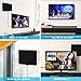 TV Antenna, Indoor TV Antenna for Digital HDTV, Super Long Range Access Freeview Indoor Digital HDTV Antenna, Build in Newest techno with 1080P VHF/UHF/FM Stronger Reception and Steady Transmission
