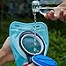 Hydration Bladder 2 Liter SKL Water Bladder for Hydration Pack Leak Proof BPA Free Water Backpack for Hiking, Running, Cycling, Biking, Climbing, Kids, Adults, Quick Release Insulated Tube, Blue(2L)