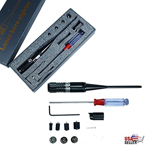 Red laser boresighter bore sight kit for .22 -.50 calib…