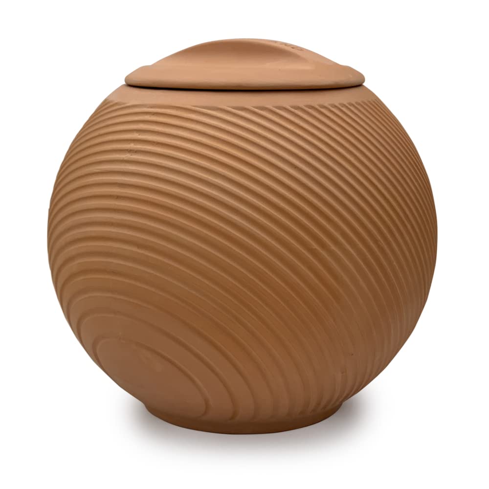Kikkerland Green Orb Terracotta Planter-Home Accessory, Brown, One Size, CD547