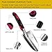 FANHAO Upgrade Ergo Garden Tool Set, 3 Piece Top Quality Cast-Aluminum Heavy Duty Gardening Gifts Tool Set with Trowel & Shovel, Transplanter and Cultivator, Ideal For Men and Womenthumb 1