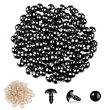 Safety Eyes 130PCS 16mm Plastic Black Craft Eyes