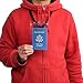 Neck Lanyards (3 Pack) with Large Passport Holder (6 x 4 inch) - Passports, ID Bagdes, Plane Tickets, Driver's License, Credit Card, Cash, etc. - for Travel use