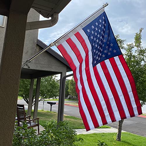MIYA Flag Pole 5 FT Flagpole Kit for American Flag Stainless Steel