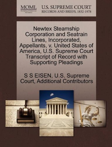 Newtex steamship corporation and seatrain lines, incorp…