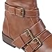 Brinley Co. Womens Regular and Wide-Calf Buckle-Strap Knee-High Riding Boot