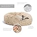 Best Friends by Sheri Calming Shag Vegan Fur Donut Cuddler (23×23) – Small Round Donut Cat and Dog Cushion Bed, Warming and Cozy for Improved Sleep – Prime, Machine Washable – Small Pets Up to 25 lbsthumb 2