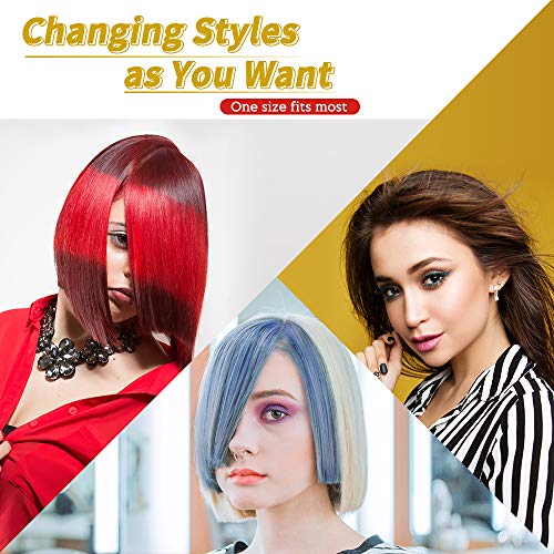 Wig Caps, IKOCO 6 Pcs Nylon Stocking Caps for Wigs Strenchy Wig Caps for Women (Brown)