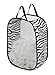 Whitmor Pop and Fold Laundry Bag Hamper Zebra