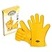 CookerMaid® Silicone Oven Mitts - Heat Resistant Cooking Gloves for BBQ Grill, Baking & Kitchen