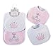 Baby Aspen Princess Bundle of Princess Robe and Princess Bibs 0-9 Months