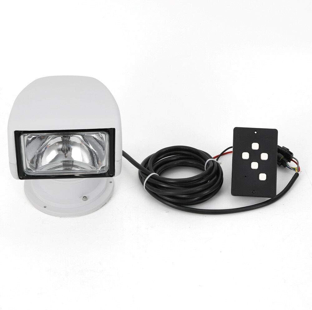 XYOUNG Remote Control Spotlight for Boat Truck Car Marine Remote Yacht Searchlight DC12V 100W LED Bulb 2500LM US Stock : Sports & Outdoors