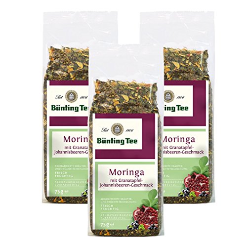 Bünting Tee Moringa, 75g loser Tee 3er Pack