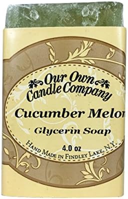 Our Own Candle Company Glycerin Bar Soap, Cucumber, 4 oz