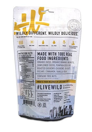 Wildway Vegan Granola | Variety | Certified Gluten Free Granola Breakfast Cereal, Low Carb Snack | Grain-Free, Paleo… - Image 3