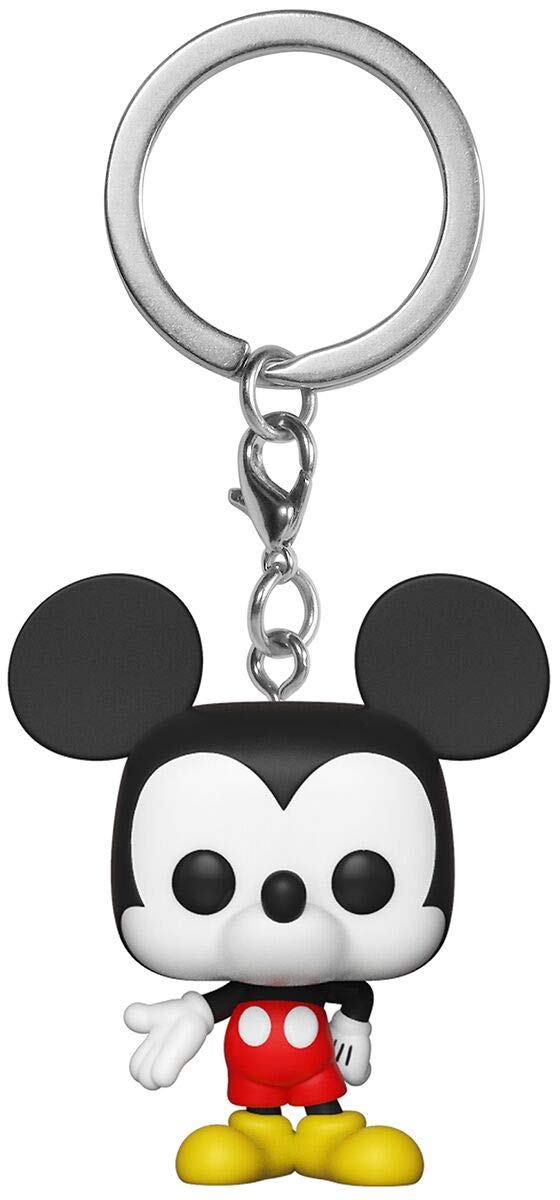 Funko Pop! Keychain: Disney - Mickey Mouse - Disney Standard Characters Novelty Keyring - Collectable Mini Figure - Stocking Filler - Gift Idea - Official Merchandise - TV Fans - Backpack Decor