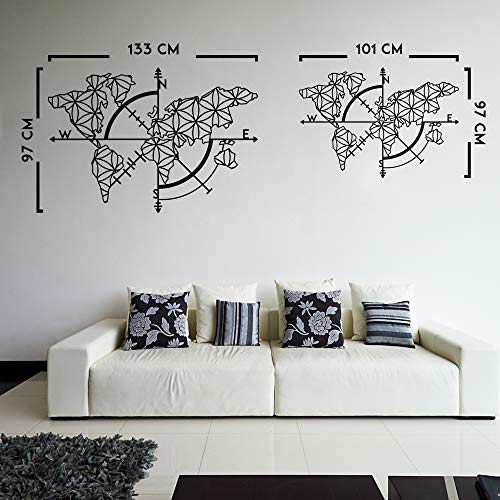 Northshire Metal Wall Decor, Map of Life XL, Decorative Boho Art for