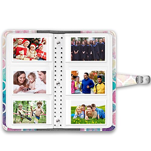 Fintie Wallet Photo Album for Fujifilm Instax - 108 Pockets [Snap Fastener] Photo Album for Fujifilm Mini 9 Mini 8+ Mini 90 Mini 26+, HP Sprocket, Polaroid Camera 3-Inch Film (Moroccan Love)