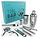 Cocktail Shaker Set Bartender Kit (Set of 11 Pieces) - Mixology Set - Home Bar Tools Set for Professionals and Beginners to Make Cocktails and Drinks