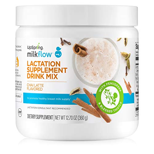 Upspring Milkflow Breastfeeding Supplement Drink Mix with Fenugreek