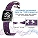 Welltin Bands Compatible with Fitbit Versa/Fitbit Versa 2/Fitbit Versa Lite for Women Men, Breathable Woven Fabric Strap, Quick Release, Adjustable Replacement Wristband for Fitbit Versa Smart Watch