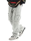 ZAFUL Men's Wild Cargo Pants Loose Fit Y2K Pants