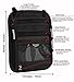 Zoppen Rfid Travel Wallet Neck Passport Holder Ultra Slim Stash Pouch
