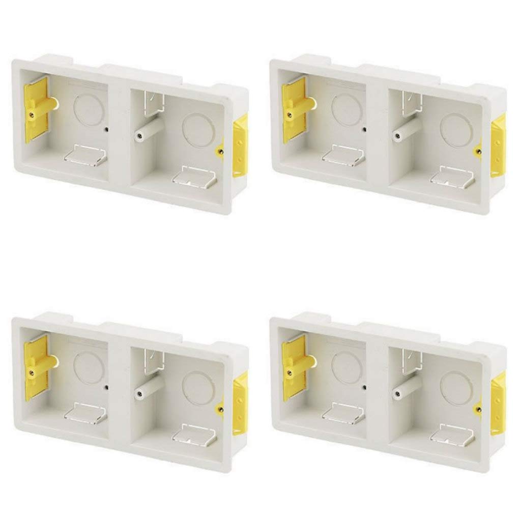 Pack of 4 x Appleby SB637 Dry Lining Boxes Dual 1+1 Side by Side 35mm