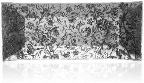 Wendell August Floral and Vine Design Tray, Tracery, Handmade in the USA (Large Serving Tray)