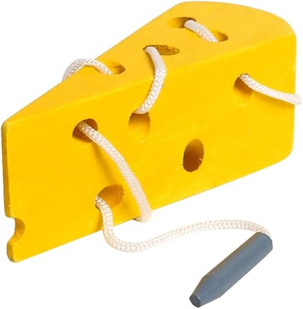 Amazon Usatdd 木製レーシングチーズ ファインモータースキル 糸通しおもちゃ 飛行機 車 旅行 ゲーム モンテッソーリ 認知 就学前 パズル ギフト 1 2 3歳 幼児 ベビー キッズ パズル おもちゃ