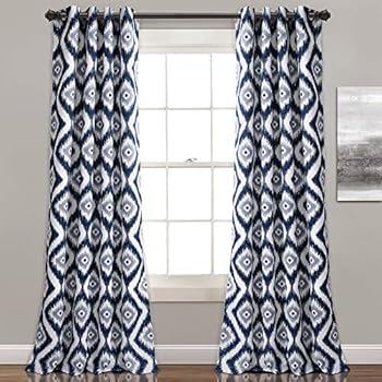 Amazon Com Lush Decor Lush Decor Diamond Ikat Room Darkening