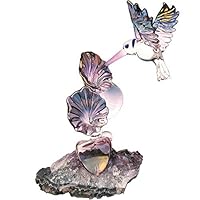 Prochaska Gallery Hand Blown Glass Hummingbird Sculpture