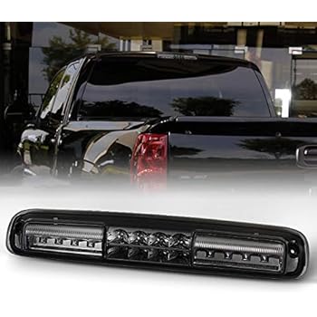 For Chevrolet Silverado GMC Sierra Replacement LED 3rd Brake Light Signal Third Cargo Stop Lamp Smoke